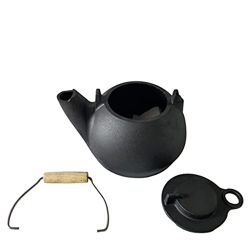 Wood Stove Kettle Chrome handle Cast Iron Humidifying Iron Kettle Cool