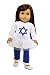 Brittany's Hanukkah Star Outfit Fits 18 Inch Dolls- Compatible with American Girl Dolls-18 Inch Doll Clothes