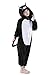 Newcosplay Children Unisex Pajamas Kids Animal Costume Cosplay Sleeping Wear (125, Black cat)