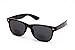 Classic Bifocal Outdoor Reading Sunglasses - Comfortable Stylish Simple Readers Rx Magnification (Black Lens, 2 x)