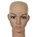Unisex Stocking Wig Cap Snood Mesh Netural Nude Beige(2 Pack)