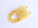 Interlocking Banana Combs Hair Clip French Side Comb Holder 80's 90's Soft and Bendable Plastic Updo Hair Clip (Yellow)