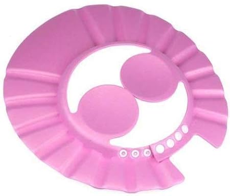 Dexy New Adjustable Safe Soft Bathing Baby Shower Cap Wash Hair For Children Baby Eye Ear Protector Adjustable Leaves Shape Bathing Shower/Shamoo Cap Hat Baby Shower Caps (Multicolor)