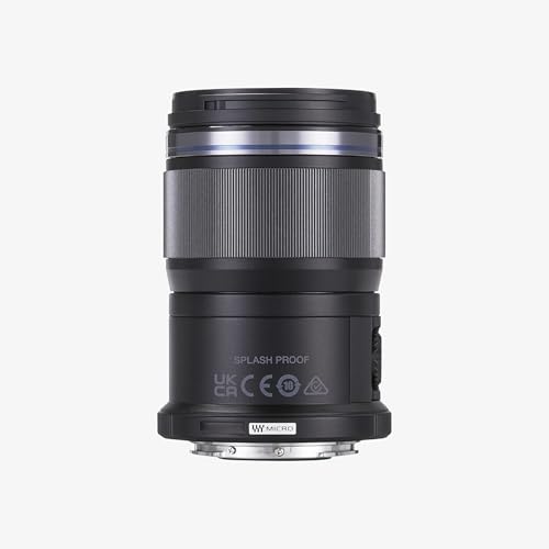 OM SYSTEM M.Zuiko Digital ED 60 mm F2.8 Macro Lens, High Quality Micro Four Thirds Optics, High Resolution Close-up Shots, Dust and Splashproof, for Nature and Portrait Shooting, for All MFT Cameras
