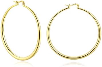 ビッグフープピアス3組セット 売り出し レディース メンズ 低刺激性 スターリングシルバーポスト 14kゴールドホワイトゴールドメッキ 60mm ビッグ フープイヤリング 40mm 50mm クリックトップ