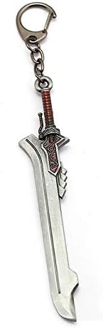 FITIONS - Mixed Game Devil May Cry 5 Keychain Metal Pendant Nero Red Queen Keyring Holder Men llaveros Colar Women Men Colar
