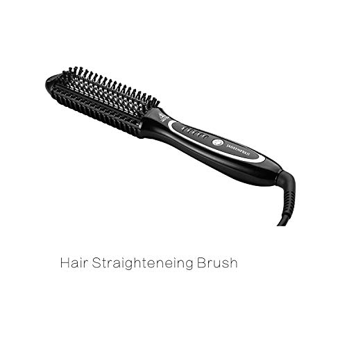 EMPRESS Ceramic Hair Straightener Brush with LED Hair Straightening