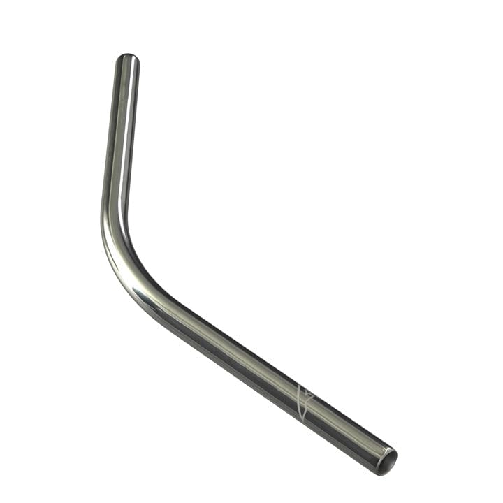 19mm (0.75 Inch) OD Stainless Steel 304 Pipe Fitting 45 Degree Elbow Exhaust - 150mm (6 Inch) Long Legs