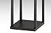 Adesso Square Floor Lamp with 3-Tier Open Shelves, Black Base, Fabric Shade, 72” T x 10.5” W, Extended Length Cord, Enhances Room Decor and Home Lighting