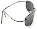 Maui Jim Men's Kapalua Polarized Rimless Sunglasses, Gunmetal/Neutral Grey, Small