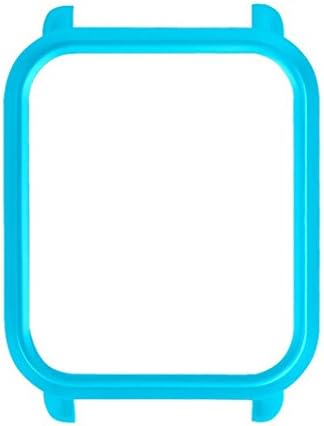 ChainSee Colorful PC Edge Case Cover Protect Bumper Shell for Xiaomi Huami Amazfit Bip Youth Watch (Blue)