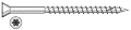 Simpson Strong Tie T07300FWP #7 x 3" Trim Head Hardwood Decking Screws 316 Stainless Steel - 60 per Package