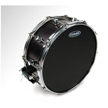 Evans Hydraulic Black Drum Head, 14 Inch