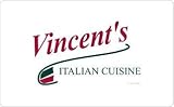 Vincent's Italian Cuisine Gift Card ($50)