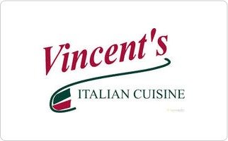 Vincent's Italian Cuisine Gift Card ($50)