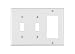Leviton 80421-W 2-Toggle 1-Decora/GFCI Device Combination Wallplate primary