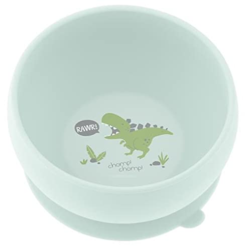 Stephen Joseph, Silicone Baby Bowls, Suction Bowl, Stay Put Suction Bowl, First Stage Self Feeding, Dino