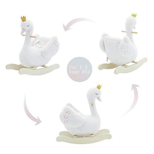 3 Wooden+Rocking+Horse+Princess+Rocker
