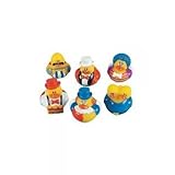 Fun Express Circus/Carnival Rubber Duck Party Favors Set (12 Piece)
