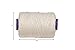 Crafteza Macrame Cord 4mm X 360 mt (About 1181 ft) Single Strand Bulk Knotting Rope - Natural Virgin Cotton Handmade Decorations Macrame Wall Hangings Plant Hanger Bohemian Wedding Backdrops Arches