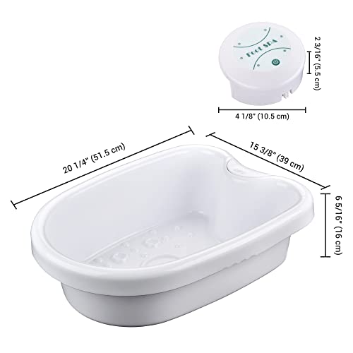 ZeHuoGe Personal Ionic FootBath Machine Foot Cleanse Basin with Tub