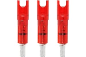 Burt Coyote Parker Capture Lumenok Crossbow Nock Ruby (3 Pack)