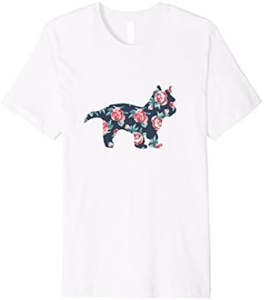 Yorkie Floral Roses Graphic T-Shirt Yorkshire Terrier Love