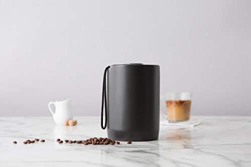 Chef'n 110-979-357 Ceramic Coffee Canister, Anthracite