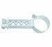 Field Guardian Pipe Clamp Insulator, White