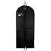 HANGERWORLD 54inch Hanging Suit Garment Bag Travel Carrier Cover with Handles (54inch long, Black)