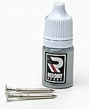 Red Dirt Derby Pinewood Derby Machined, Polished, Grooved and 2.5 Degree Bent Axles (2) Plus Graphite for Reduced Friction and Increased Speed