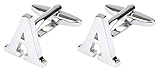 Initial Cufflinks (Alphabet Letter) by Men's Collections (A)