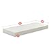 ZINUS 6 Inch Ultima Memory Foam Mattress, Narrow Twin, Fiberglass Free, Pressure Relieving, CertiPUR-US Certified, Mattress in A Box, White