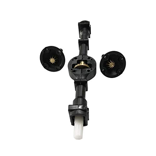 Metal Gear Sturdy Front +Central +Rear Axle Assembly Spare Part for WPL B36 B16 (Black)
