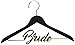 David Tutera Bride Chalkboard Hanger: Black & Gold, Gold