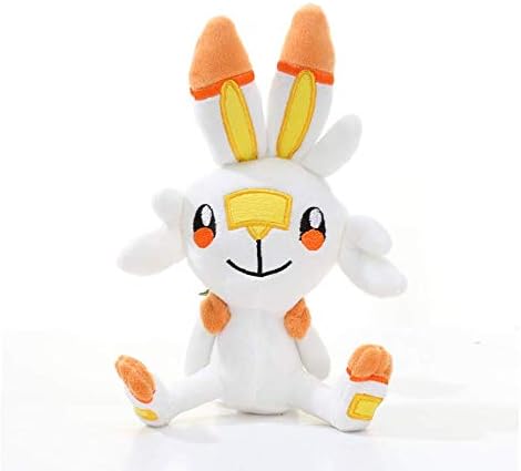 WFORGETT Plush toy,Anime Sword And Shield Scorbunny Grookey Sobble Stuffed Plush Toy