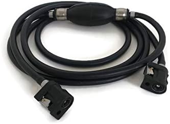 Fuel Line Hose Assy w/ Connectors Primer Pump 6MM Pipe fit Yamaha Outboard 6YK-24306-60 64 70 71 72 73 74