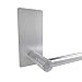 LuckIn 12 Inch Towel Bar Self Adhesive Towel Rod, Stick on Wall Hand Towel Hanger Brushed Nickel, Stainless Steel Single Towel Holder Door No Drill Hanging for Bathroom and Kitchen, TR0012SA