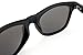 LotFancy Polarized Horn Rimmed Sunglasses for Women Men, 80’s Retro Stylish Square Eyewear with Case, UV400 Protection, 54MM, Revo Blue Mirrored Lens, Matte Black Resin Frame