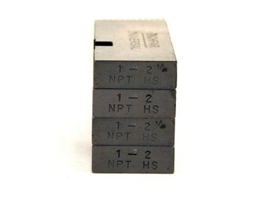 Steel Dragon Tools 47745 1/2in.-3/4in. Alloy RH NPT Universal Pipe Dies fits RIDGID 811A & 815A