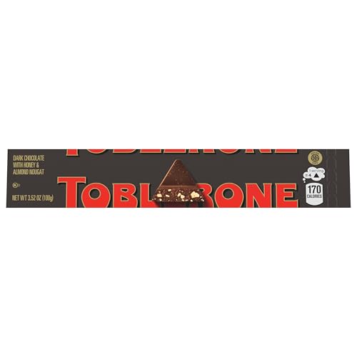 TOBLERONE ASSORTED CHOCOLATE BARS VARIETY PACK (MILK, DARK, WHITE, & SALTED CARAMELIZED ALMONDS), MOTHER’S DAY, 12 – 3.52 OZ BARS