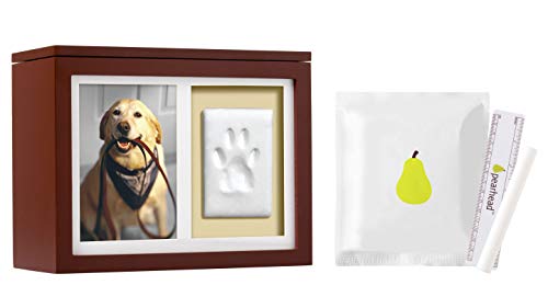thumbnail image 2 of Pearhead Pet Memorial Photo & Paw Print Kit – Espresso Wood Memory Box For Dogs & Cats 2 of 11