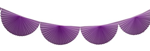 3-pack 7 Foot Tissue Paper Bunting Garland Party Decoration (Lavender)