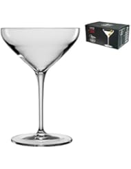 Luigi Bormioli 08750/07 Atelier 10 oz Cocktail Glasses (Set of 6), Clear,