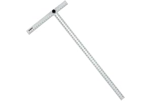 KRAFT TOOL Sands Level & Tool Co. SL680 48" Adjustable Aluminum T-Square 1/4" Thick