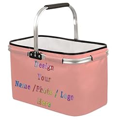 Customized Market Basket Collapsible Large Reusable