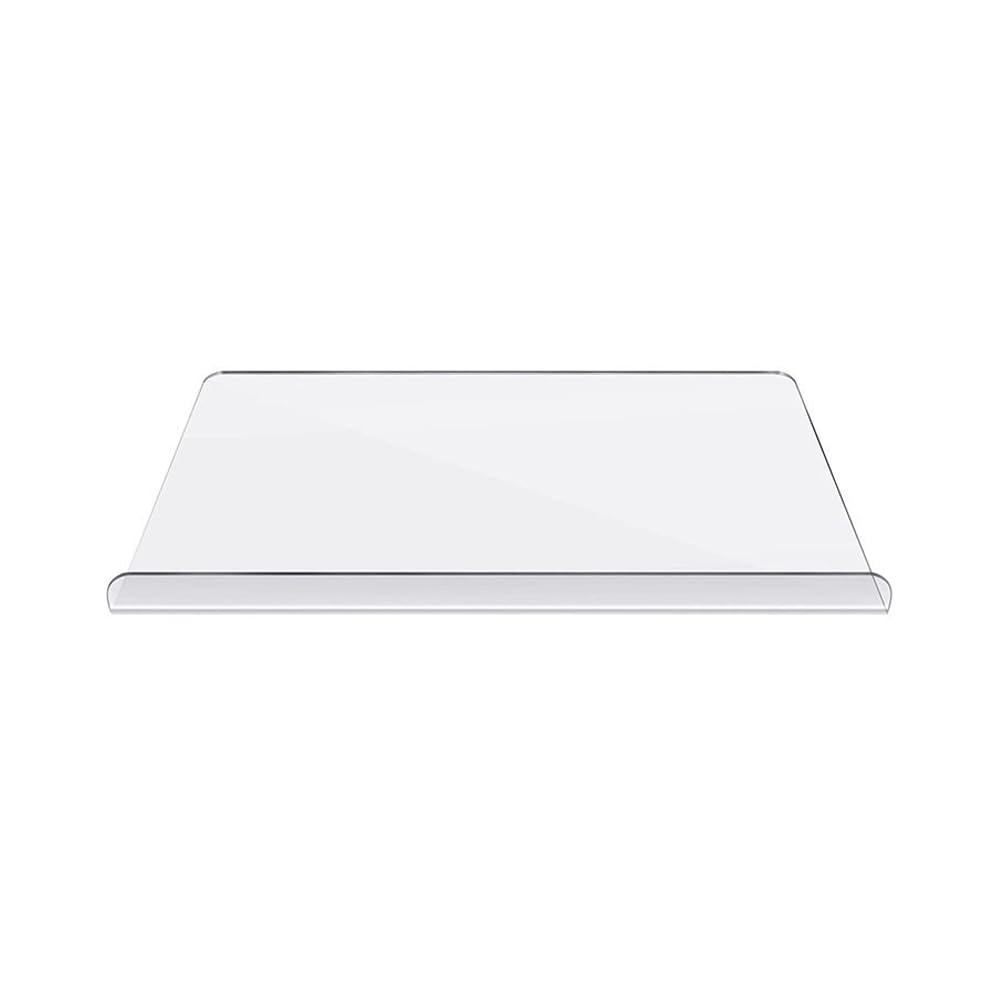 Clear Acrylic Cutting Board with Lip Non-Slip Acrylic Transparent Chopping Boards for Kitchen Counter Dishwasher Kitchens Accessories (45x40cm 3mm, M)
