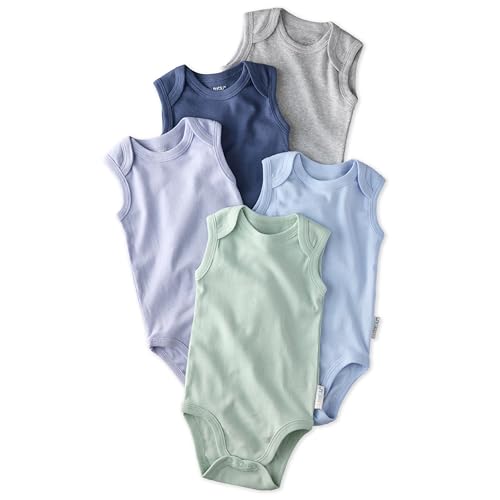 Butterblu Sam Multipack Sleeveless Bodysuits 100% Organic Cotton at Amazon