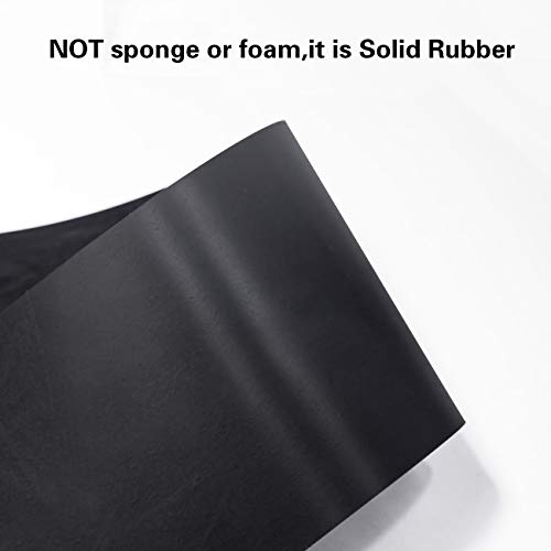 Neoprene Rubber Sheet Roll 1/16 (.062) Inch Thick x 12 Inch Wide x 10 Feet for DIY Gaskets, Pads, Seals, Crafts, Flooring,Cushioning of Anti-vibration, Anti-slip
