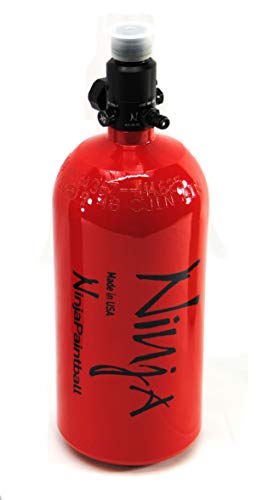 Ninja Paintball 48 CI / 3000 PSI Compressed Air Tank (Red)
